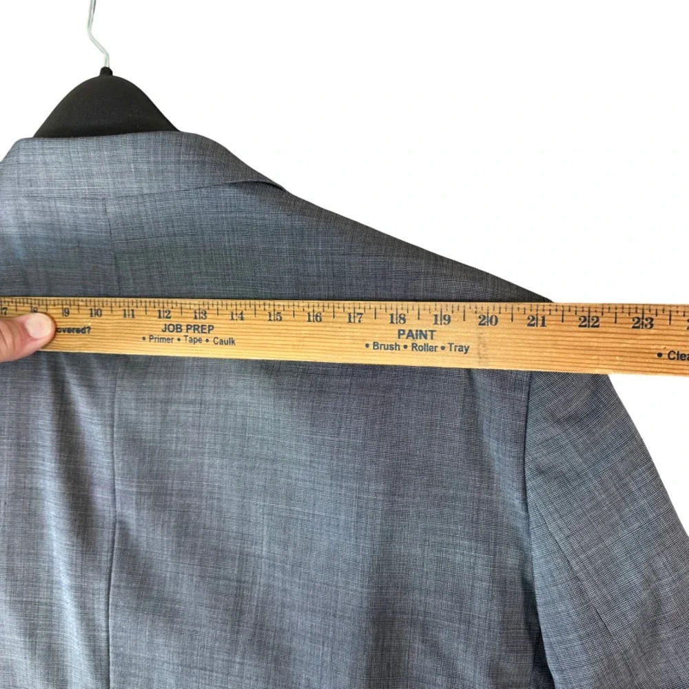 VTG Petrocelli Men 52S 2PC Gray‎ Wool Blend Suit Blazer Jacket Pants Classic Fit
